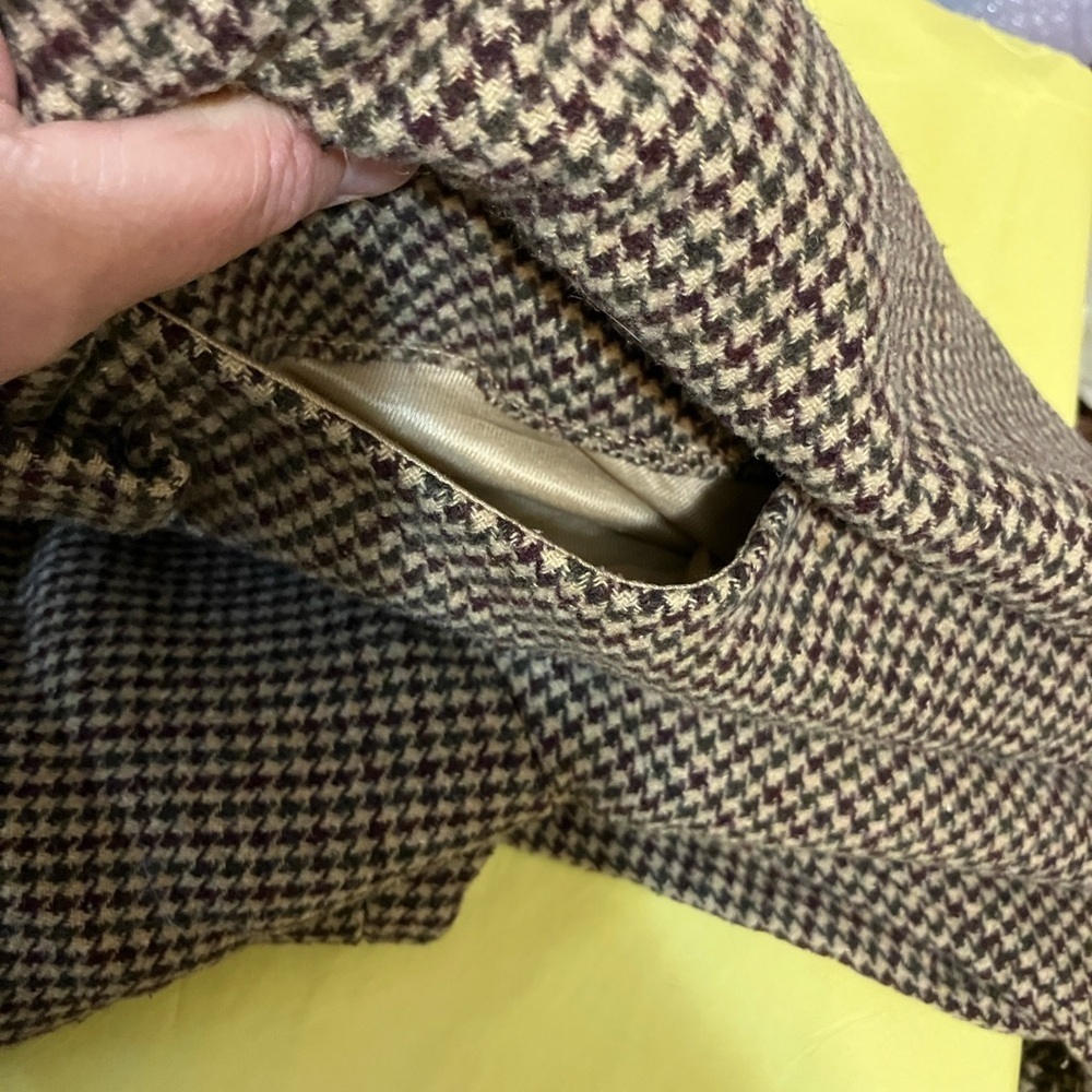 Cry Baby M houndstooth wool blend lined pedal pushers retro styling 1950’s - Picture 11 of 12